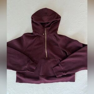 Lululemon Scuba oversized half zip hoodie